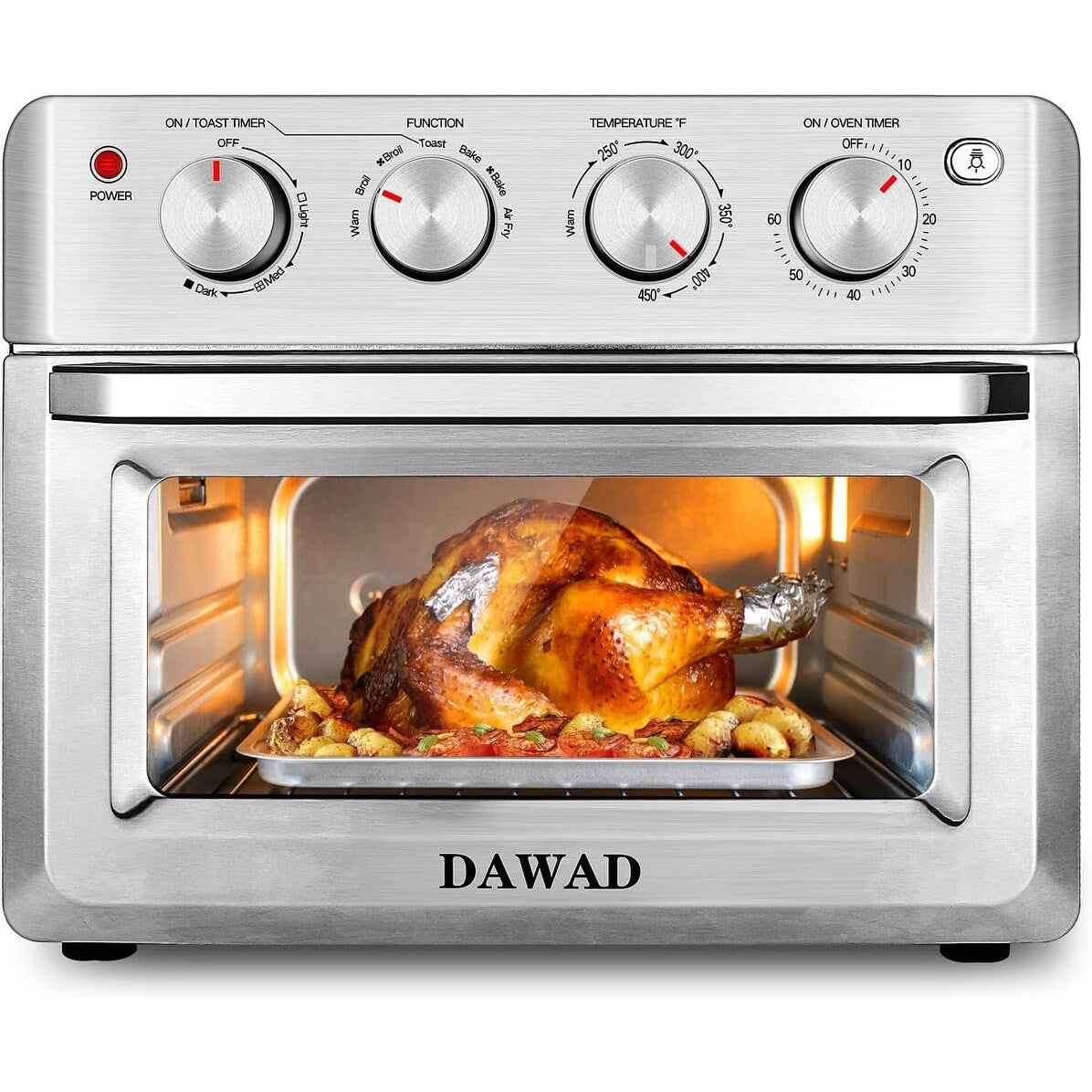 DAWAD Toaster Oven Air Fryer Combo Countertop Convection Oven