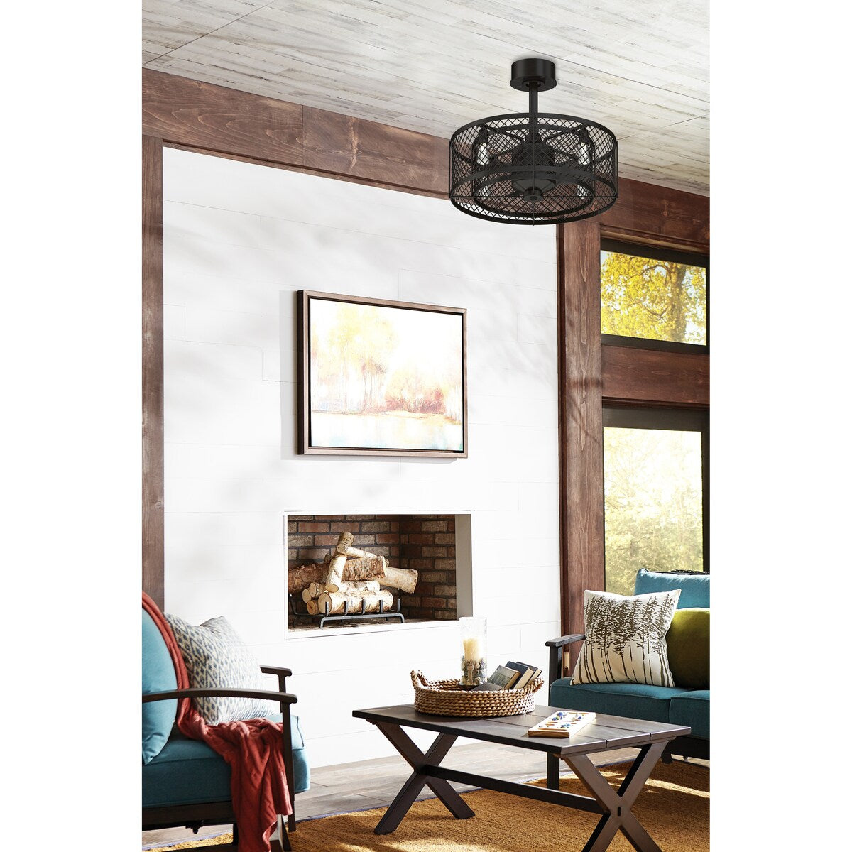 Fanimation Studio Collection Vintere Aged Bronze 4-light Ceiling Fan