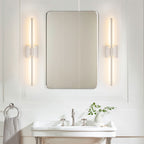 1-Light 23.6 in. Modern Linear Dimmable Integrated LED Bathroom Vanity Light Wall Sconce
