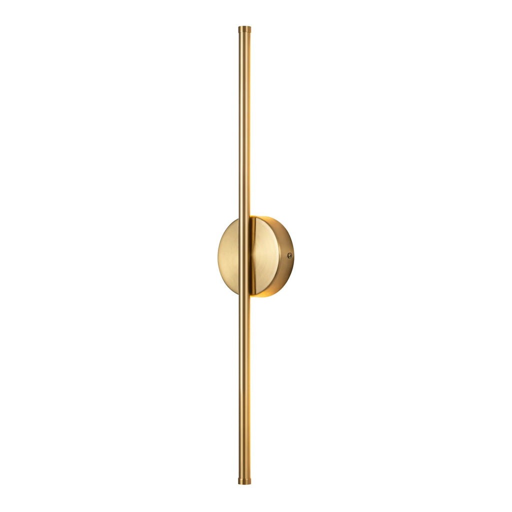1-Light Black/ Gold/ Nickel Modern Long Linear Strip Wall Sconce Dimmable LED Bathroom Vanity Light