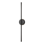 1-Light Black/ Gold/ Nickel Modern Long Linear Strip Wall Sconce Dimmable LED Bathroom Vanity Light