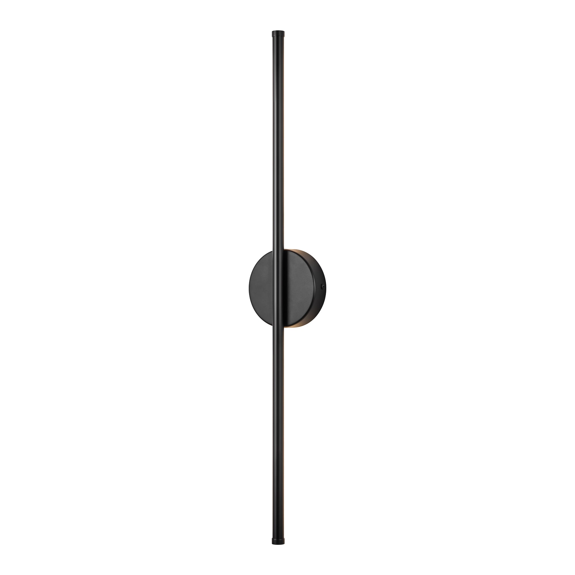 1-Light Black/ Gold/ Nickel Modern Long Linear Strip Wall Sconce Dimmable LED Bathroom Vanity Light