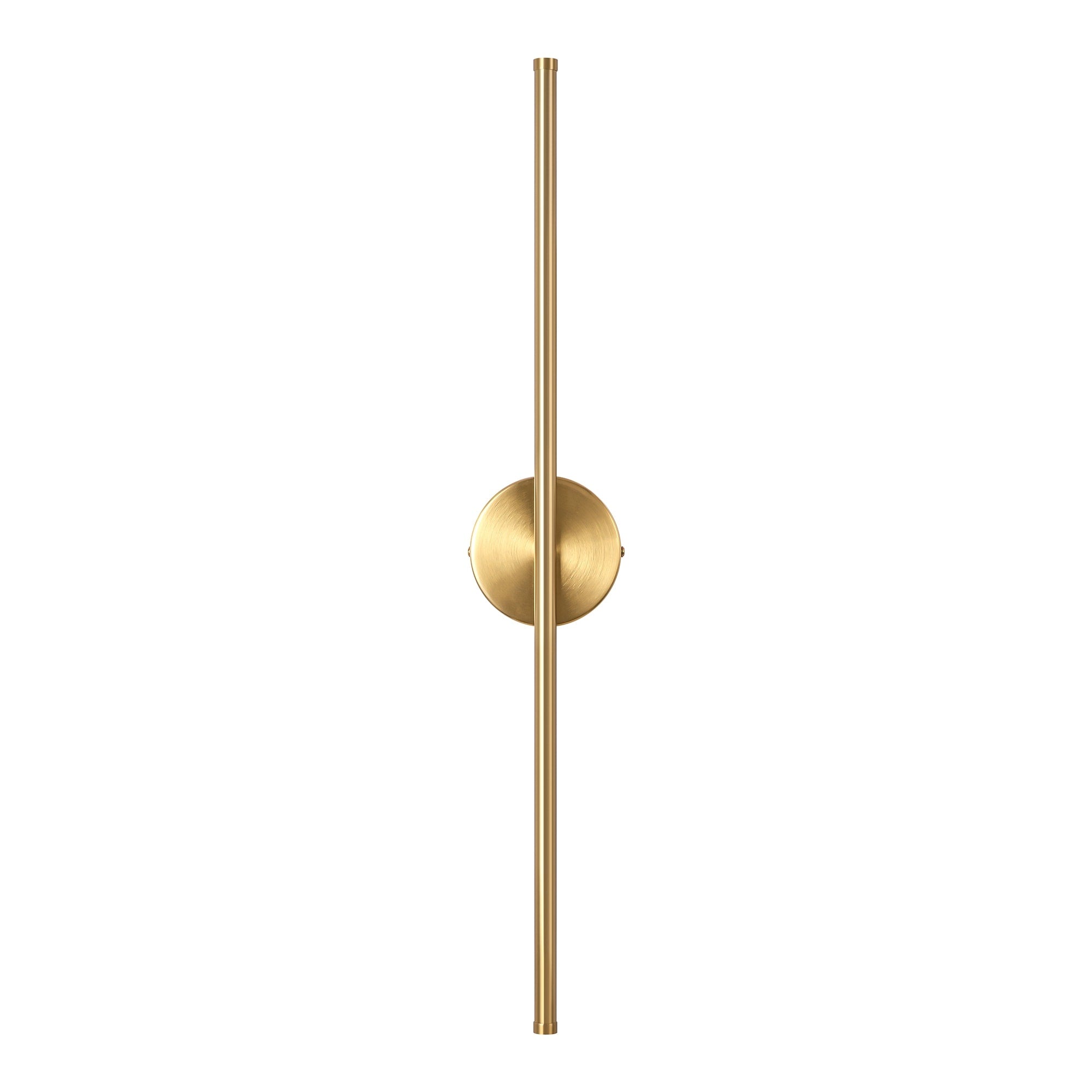 1-Light Black/ Gold/ Nickel Modern Long Linear Strip Wall Sconce Dimmable LED Bathroom Vanity Light