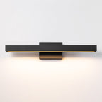 1-Light Modern Linear Black Bathroom Vanity Light Color-Changing Dimmable Rotatable Integrated LED Wall Sconce