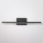 1-Light Modern Linear Black Bathroom Vanity Light Color-Changing Dimmable Rotatable Integrated LED Wall Sconce