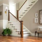 1-Light Wall Sconce with White Fabric Shade