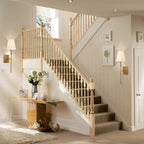1-Light Wall Sconce with White Fabric Shade