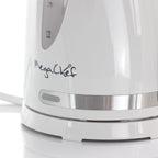 1.7L Rapid Boil Cordless Serving Electric Tea Kettle in White