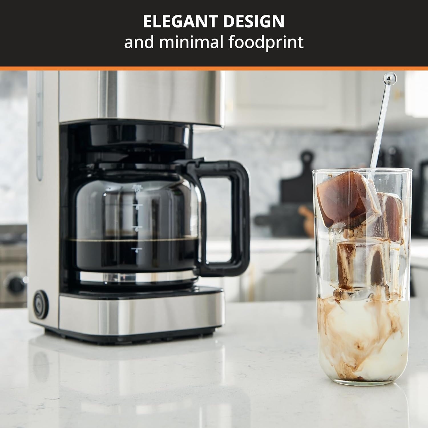 10-Cup Drip Coffee Maker, Digital Display, Stainless Steel Finish, Programmable Timer, Auto Shutoff