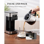 10 Cup Programmable Coffee Maker 2.0, Drip Coffee Machine with Touch Screen, Glass Carafe,Warming Plate, Regular & Strong Brew