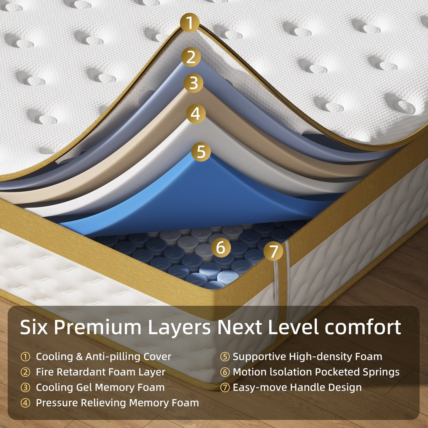 10-inch Memory Foam and Innerspring Hybrid Mattress