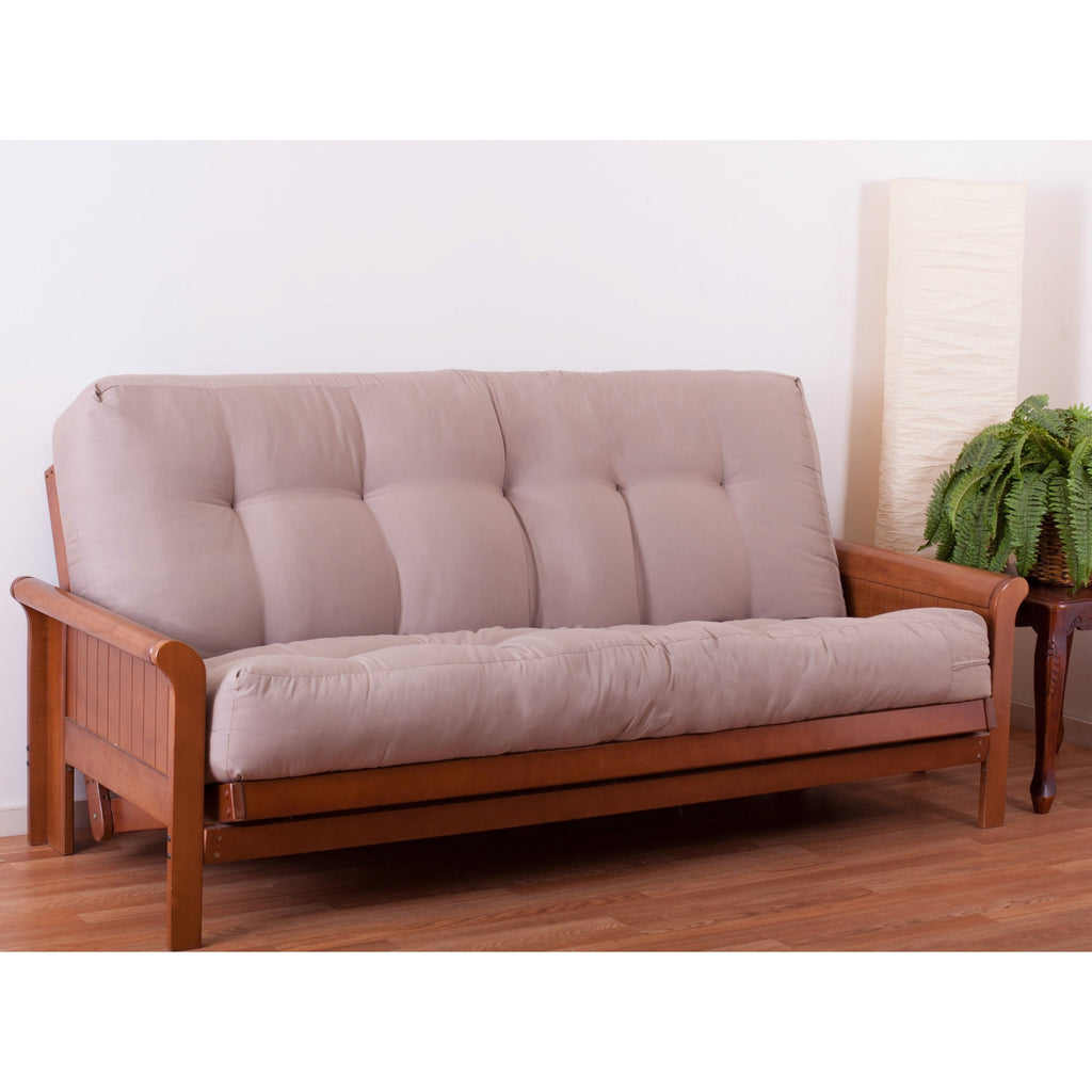 10-inch Thick Twill Futon Mattress (Twin, Full, or Queen)