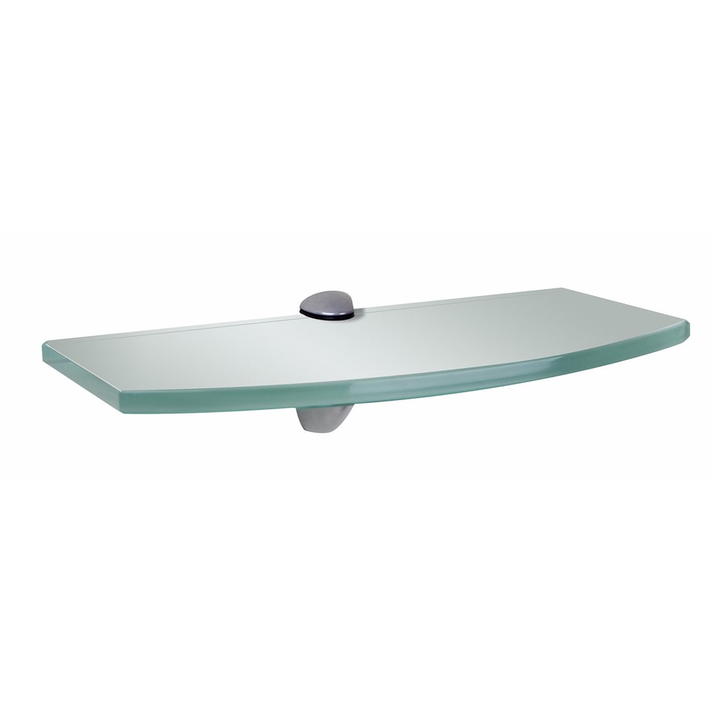 10-inch x 4-inch Opaque Glass Hobby Shelf - 4x10