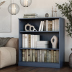 100% Solid Wood 3-shelf Bookcase with Optional Doors by Palace Imports