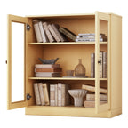 100% Solid Wood 3-shelf Bookcase with Optional Doors by Palace Imports