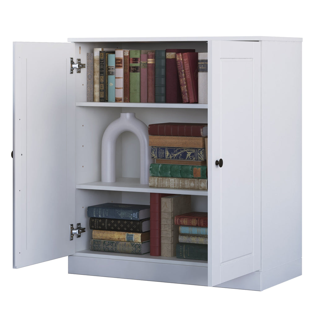 100% Solid Wood 3-shelf Bookcase with Optional Doors by Palace Imports