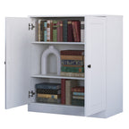 100% Solid Wood 3-shelf Bookcase with Optional Doors by Palace Imports