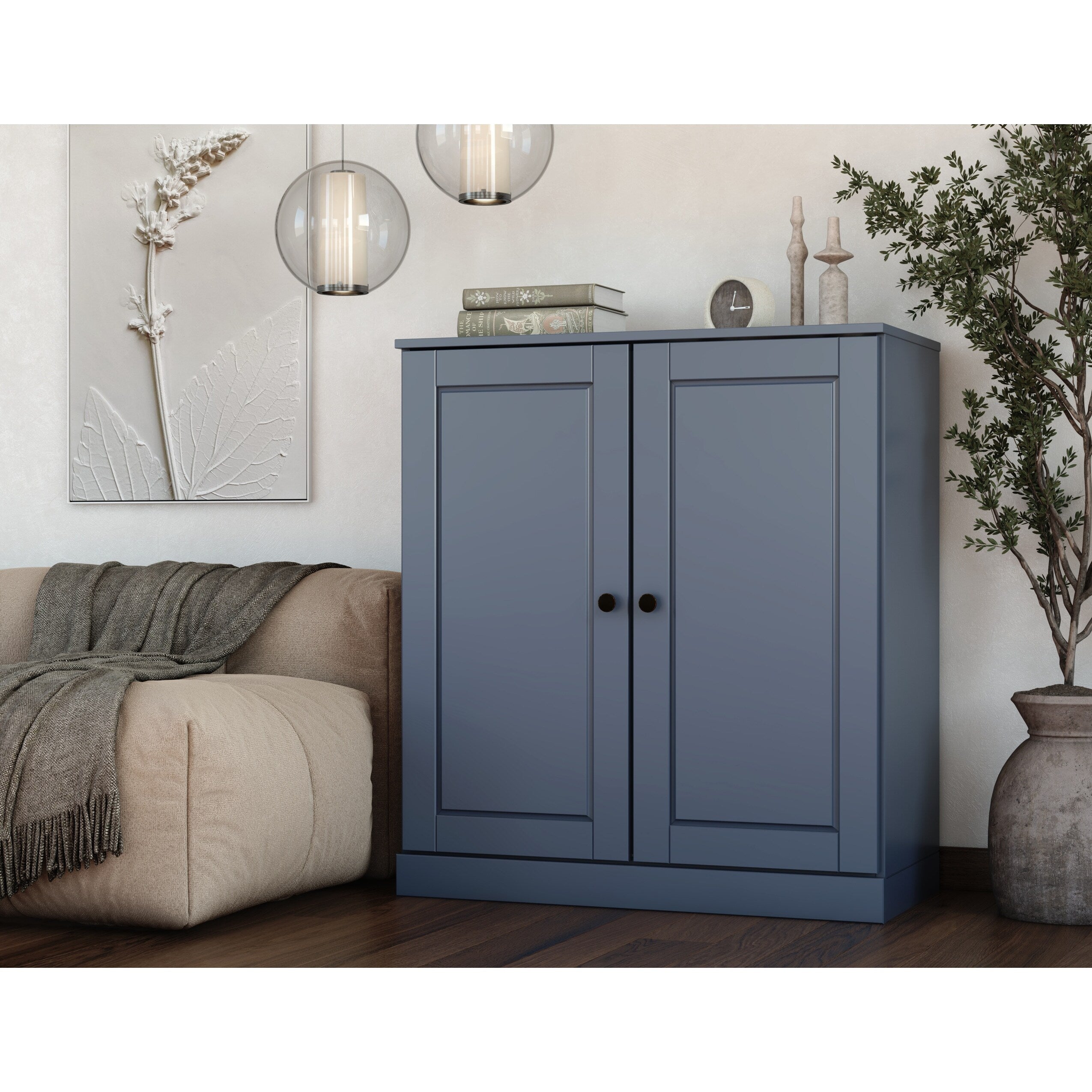 100% Solid Wood 3-shelf Bookcase with Optional Doors by Palace Imports