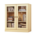 100% Solid Wood 3-shelf Bookcase with Optional Doors by Palace Imports