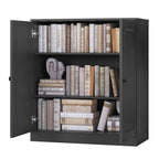 100% Solid Wood 3-shelf Bookcase with Optional Doors by Palace Imports