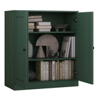 100% Solid Wood 3-shelf Bookcase with Optional Doors by Palace Imports