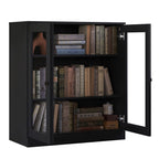 100% Solid Wood 3-shelf Bookcase with Optional Doors by Palace Imports