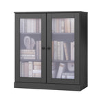100% Solid Wood 3-shelf Bookcase with Optional Doors by Palace Imports