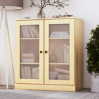 100% Solid Wood 3-shelf Bookcase with Optional Doors by Palace Imports