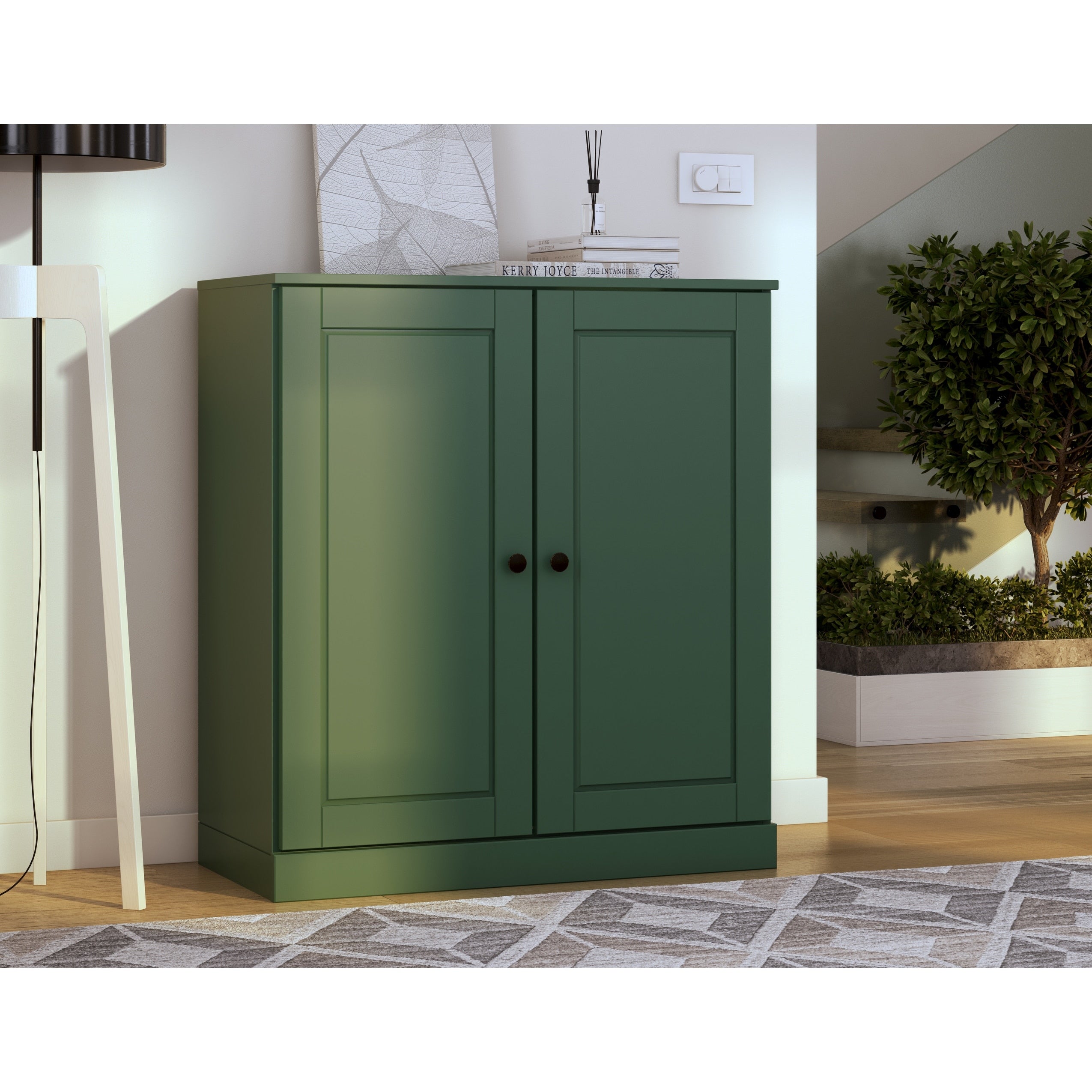 100% Solid Wood 3-shelf Bookcase with Optional Doors by Palace Imports