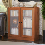 100% Solid Wood 3-shelf Bookcase with Optional Doors by Palace Imports