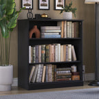 100% Solid Wood 3-shelf Bookcase with Optional Doors by Palace Imports