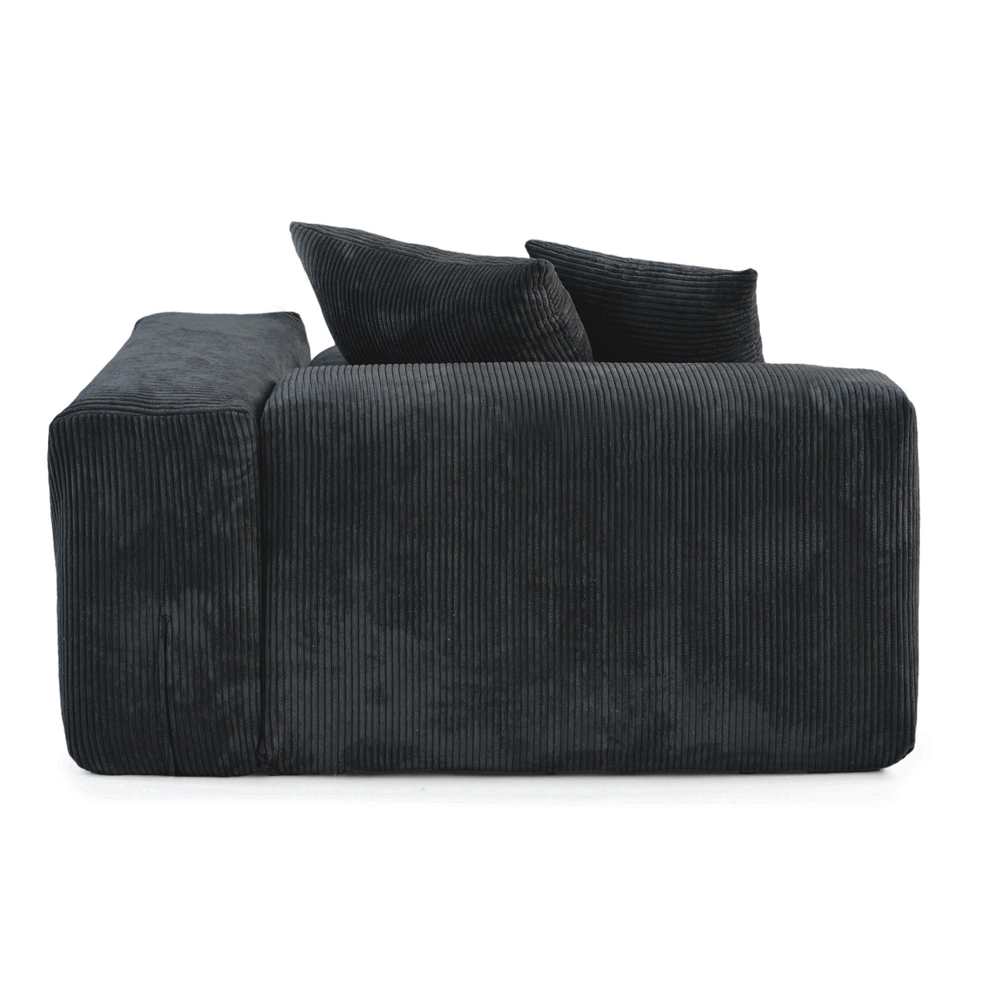 102'' Corduroy Loveseat Sofa Large Modular Cloud Couch