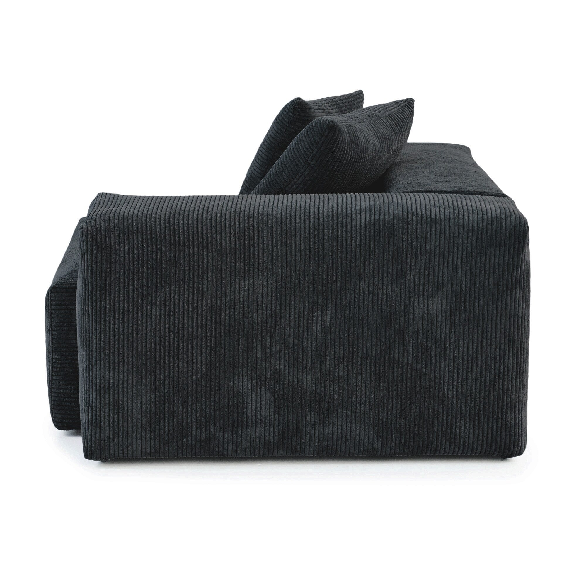 102'' Corduroy Loveseat Sofa Large Modular Cloud Couch