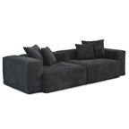 102'' Corduroy Loveseat Sofa Large Modular Cloud Couch