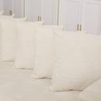 104-In Oversized Large Corduroy L Shaped Sofa with Chaise