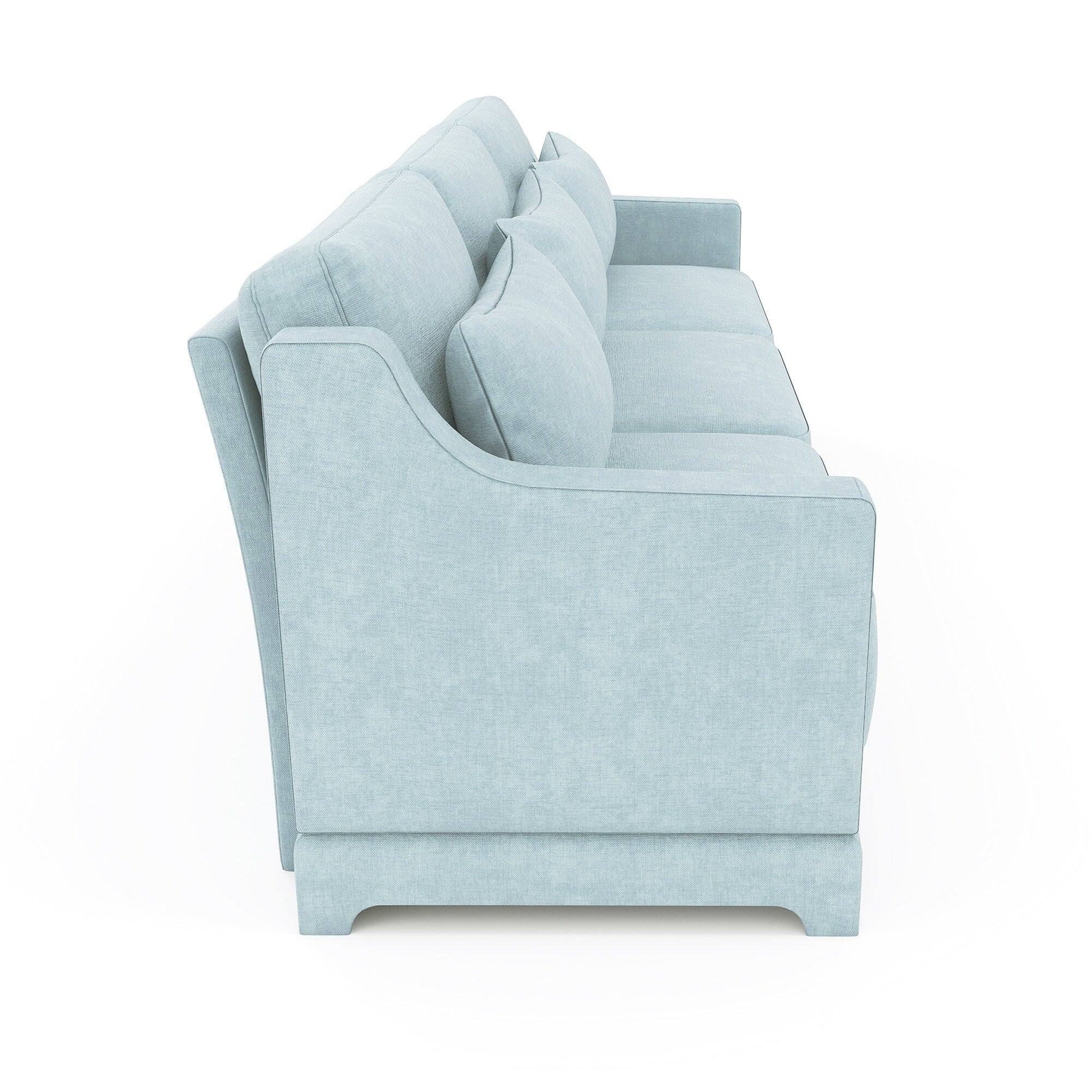 105.9 Chenille 4-Seater Sofa with ergonomic, wooden base,high - resilience sponge for Living Room
