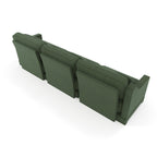 105.9 Chenille 4-Seater Sofa with ergonomic, wooden base,high - resilience sponge for Living Room