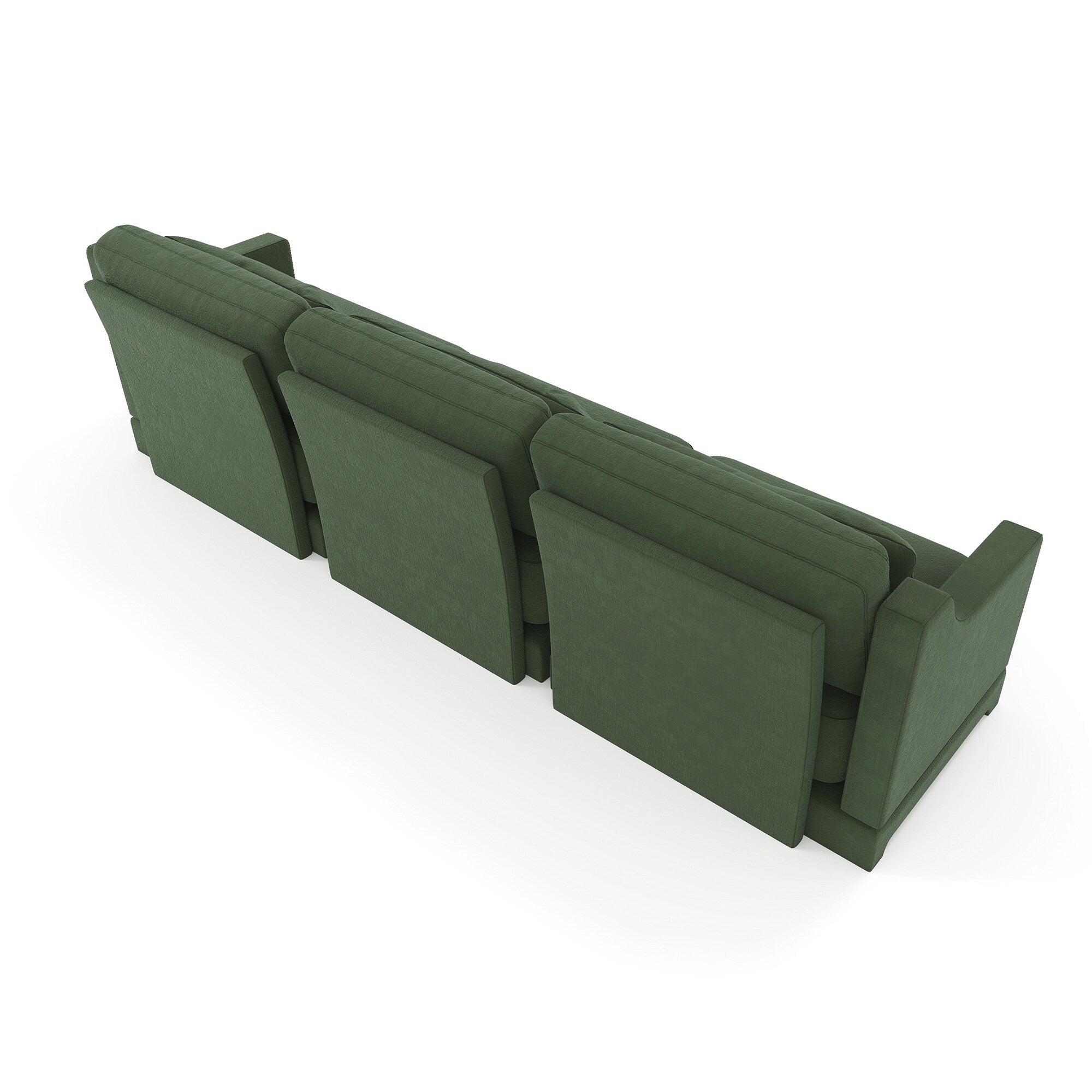 105.9 Chenille 4-Seater Sofa with ergonomic, wooden base,high - resilience sponge for Living Room
