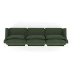 105.9 Chenille 4-Seater Sofa with ergonomic, wooden base,high - resilience sponge for Living Room