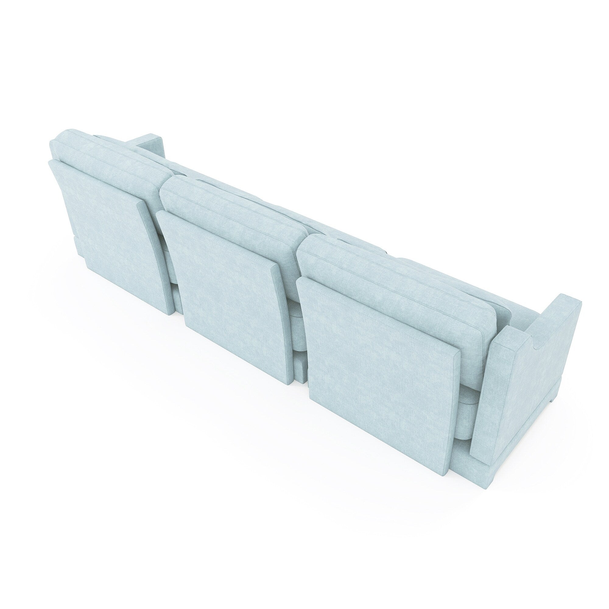 105.9 Chenille 4-Seater Sofa with ergonomic, wooden base,high - resilience sponge for Living Room