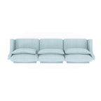 105.9 Chenille 4-Seater Sofa with ergonomic, wooden base,high - resilience sponge for Living Room