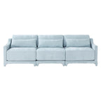 105.9 Chenille 4-Seater Sofa with ergonomic, wooden base,high - resilience sponge for Living Room