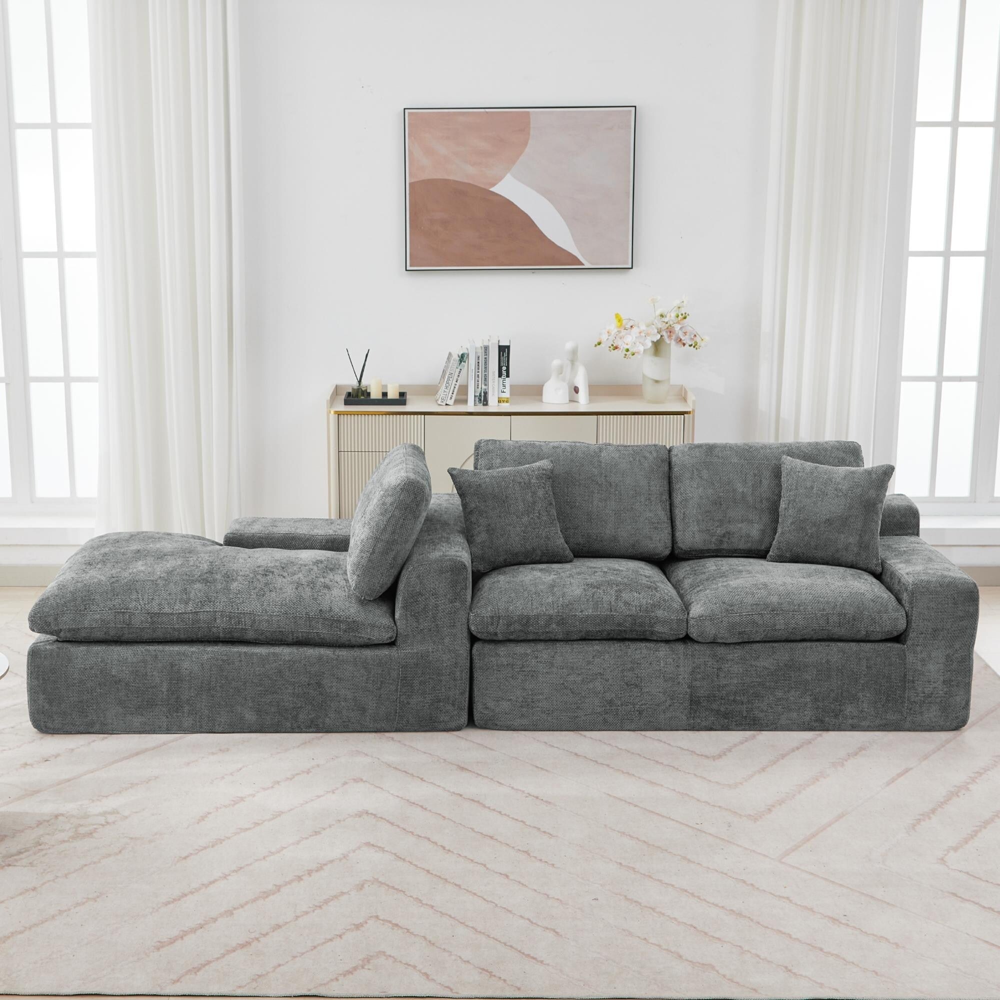 107.9inch Cloud Sectional Sofa