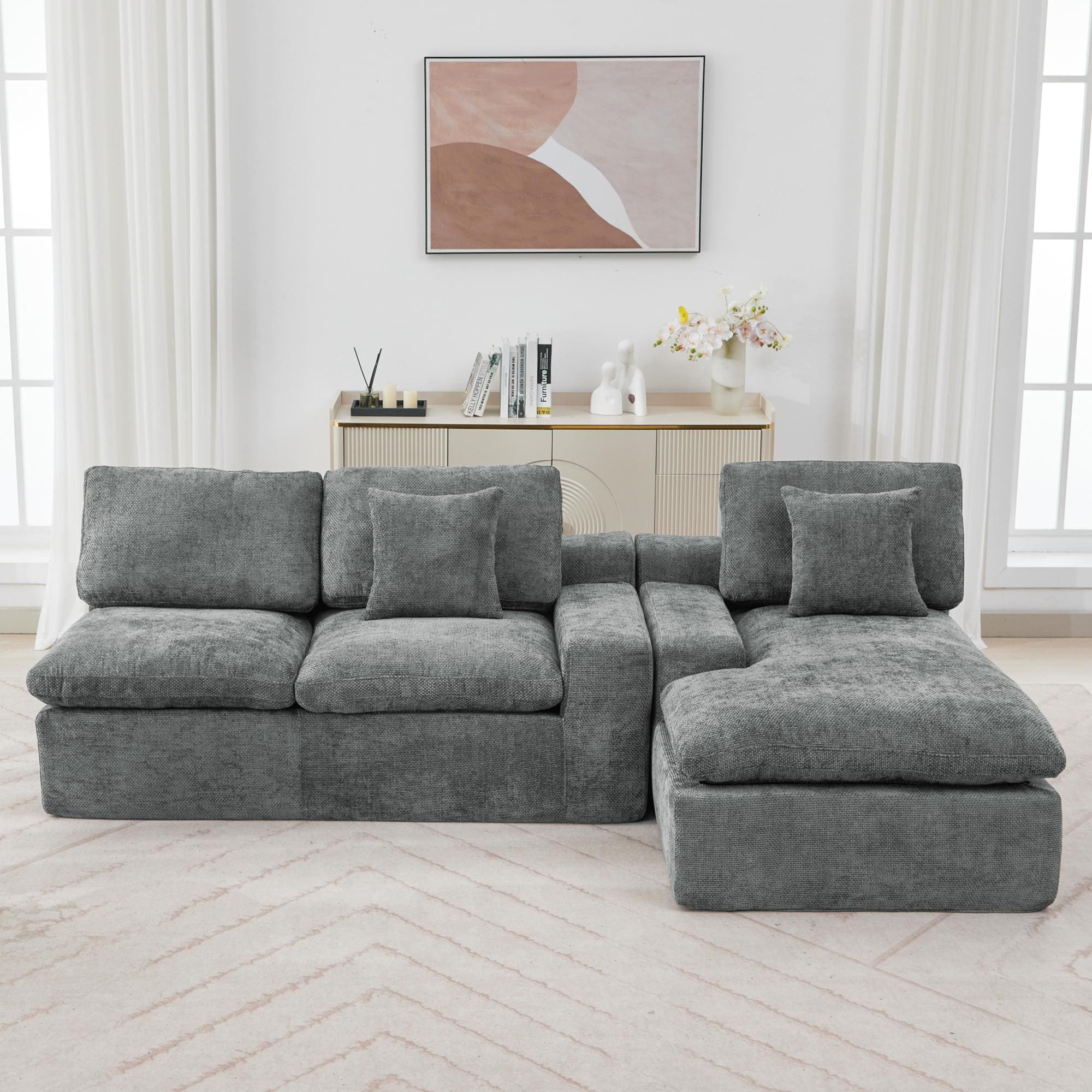 107.9inch Cloud Sectional Sofa