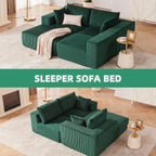 108 Modular Cloud Sectional Sofa - Deep Seat L-Shape Couch with Chaise, Upholstered Living Room & Bedroom Sofa