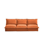 109.8 Chenille Armless 3-Seater Sofa for living room and bedroom