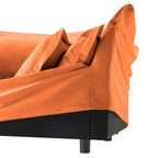 109.8 Chenille Armless 3-Seater Sofa for living room and bedroom