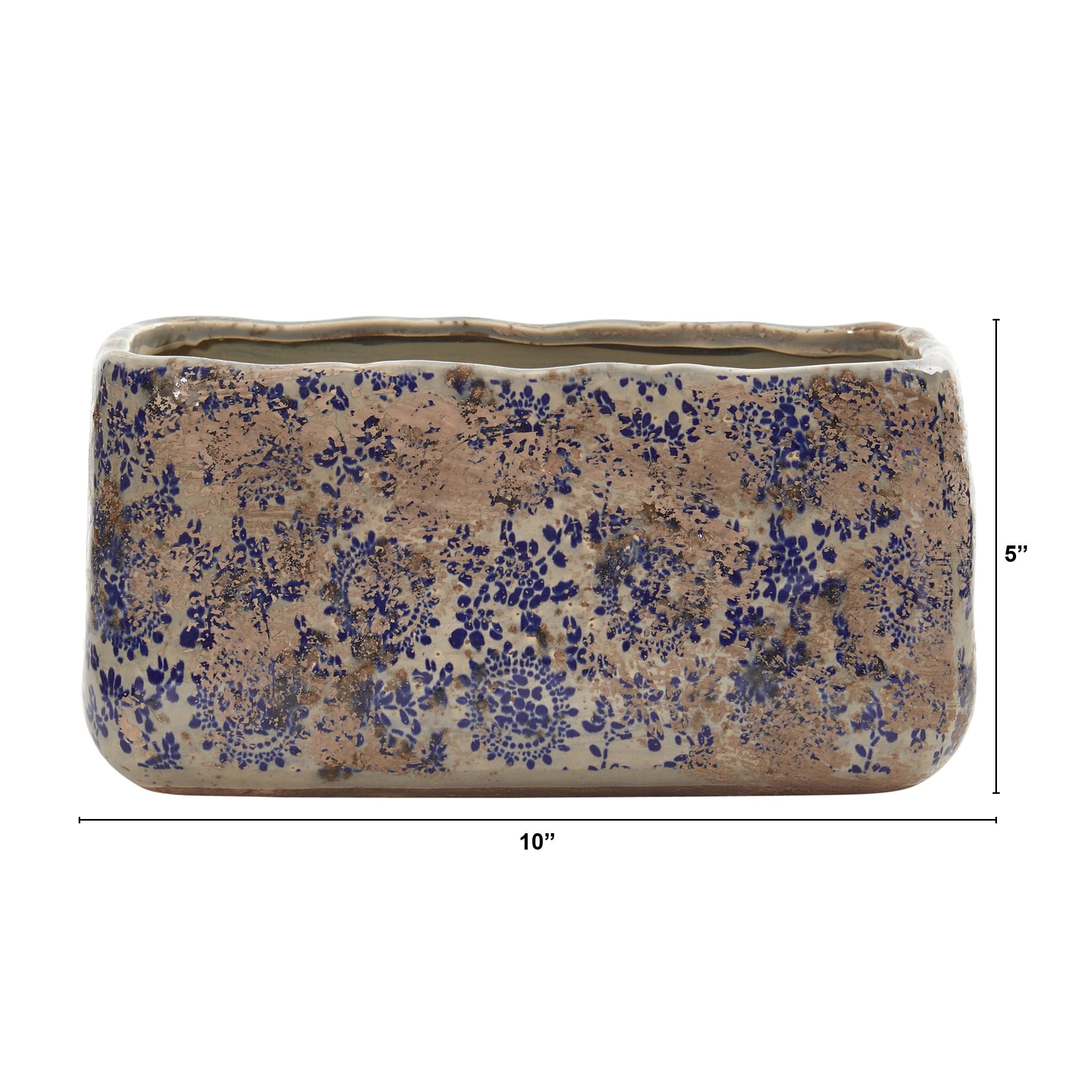 10 Tuscan Ceramic Rectangle Planter