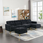 110inch L-Shape Convertible Sectional Sofa Couch