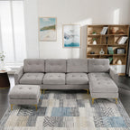 110inch L-Shape Convertible Sectional Sofa Couch
